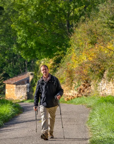 Randonnée pédestre en clunisois Sud Bourgogne