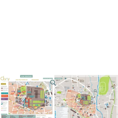 Plan de ville Cluny / Clunisois