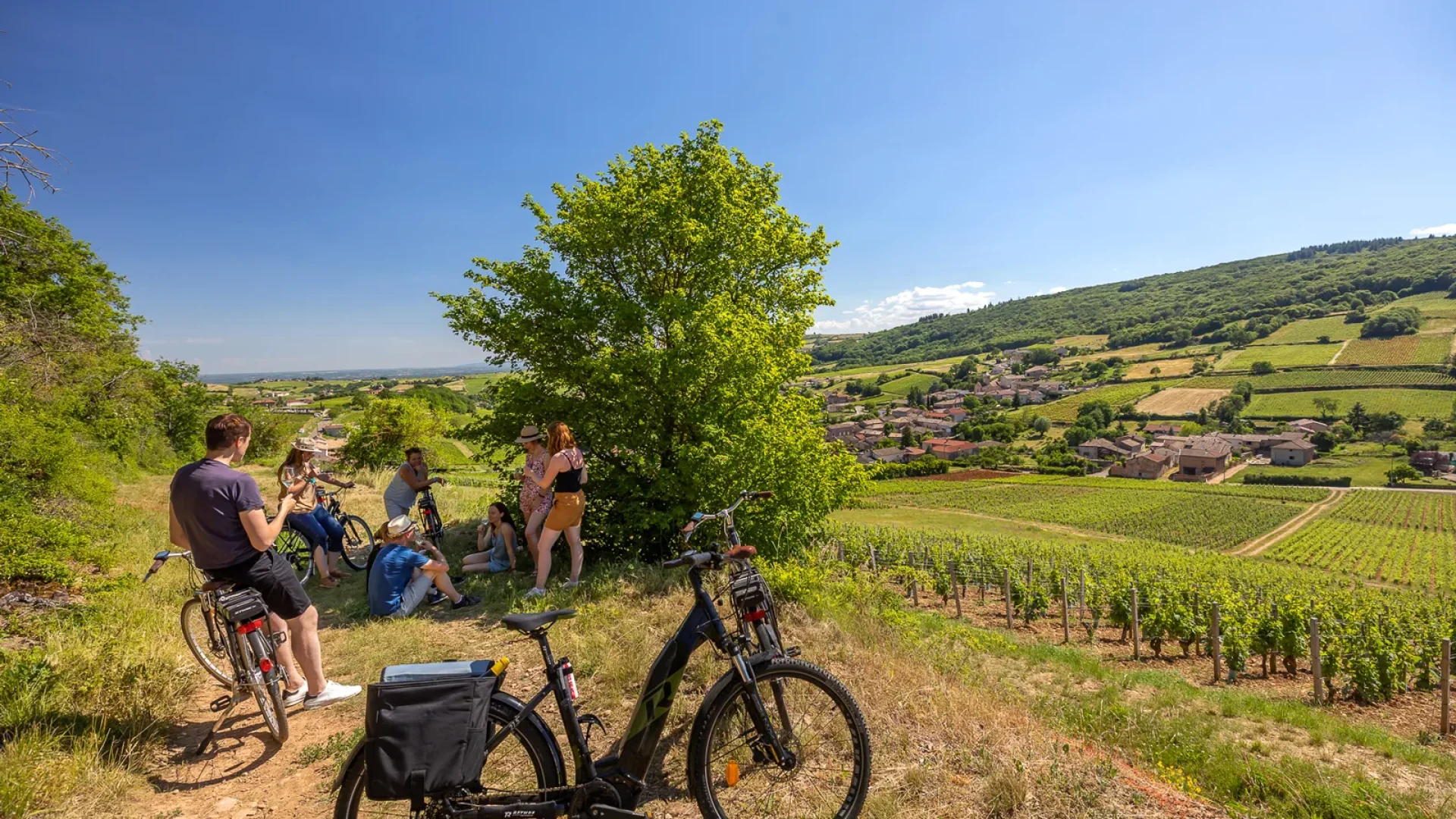 Balade à vélo en Sud Bourgogne