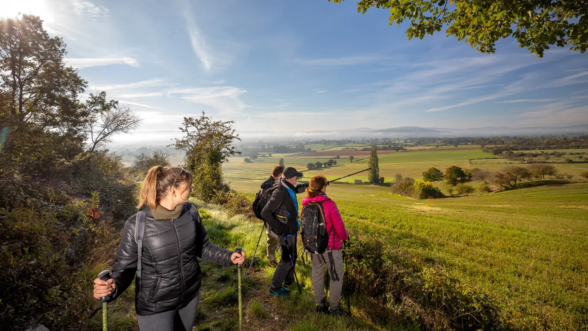 Randonnée pédestre en clunisois Sud Bourgogne